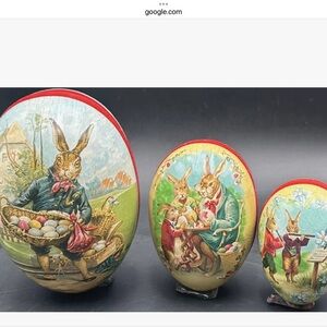 Williams Sonoma Vintage-Inspired Papier-Mâché Eggs Made in Germany